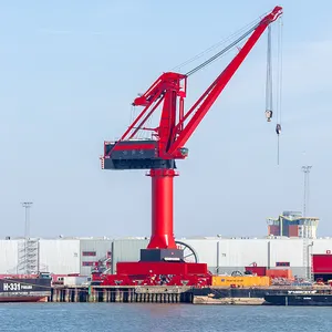 装卸轨道安装浮码头海港门式起重机供应商