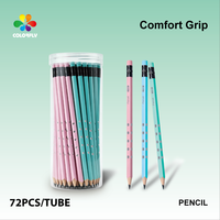 Crayons en bois HB en gros, impression de logo personnalisé, fournitures scolaires pour enfants et étudiants