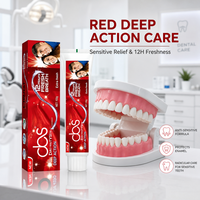 Vente directe d'usine de dentifrice pour blanchir les dents, rafraîchir l'haleine et réduire le tartre