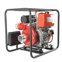 Bomba de Agua Diésel de Alta Presión, 100m de Altura de Elevación, 6.5HP/13HP, Autocebante, para Riego, Extinción de Incendios y Transferencia de Agua