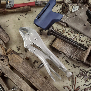 Professional 4"-12" Self Locking <b>Vice</b> <b>Grip</b> Pliers Serrated Jaw Surface for Cutting Metric Measurement OEM - Product Image 1
