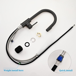<span class=keywords><strong>Robinet</strong></span> de cuisine télescopique en acier inoxydable 304, design moderne, flexible, universel, <span class=keywords><strong>eau</strong></span> <span class=keywords><strong>froide</strong></span> et <span class=keywords><strong>chaude</strong></span>, avec cartouche céramique, idéal pour hôtel - Product Image 6