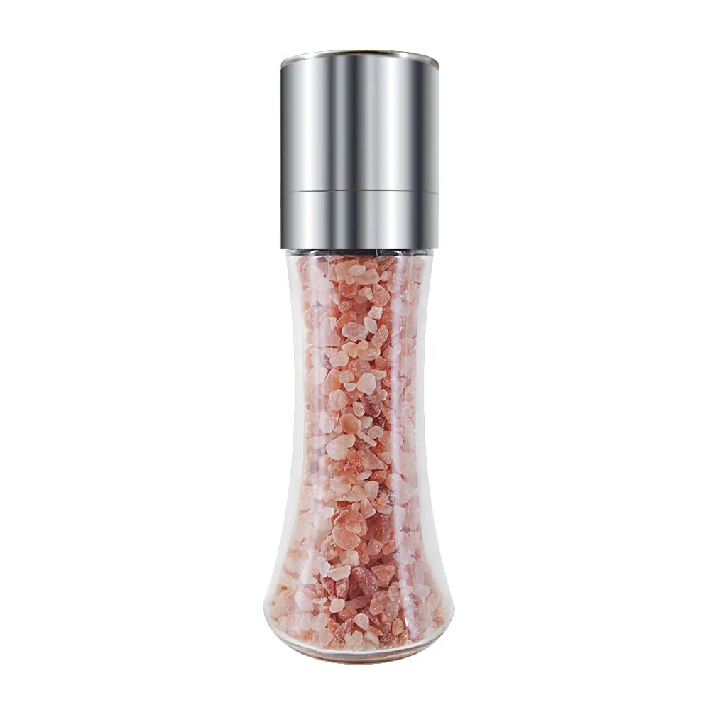 Factory Wholesale Manual Pepper Grinders Stainless steel Spice and Salt Jar Mills Herb Tools Storage Bottle for Kitchen