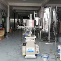 Machine de remplissage de crème pneumatique semi-automatique SPX 5-300ml fonction de mélange chauffant entraînée par moteur haute vitesse pour bouteilles