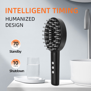 Cepillo de Masaje Capilar LED y de Luz Azul Más Vendido, Peine de Masaje EMS para Cuero Cabelludo, Anticaída y Alisador de Cabello - Product Image 5