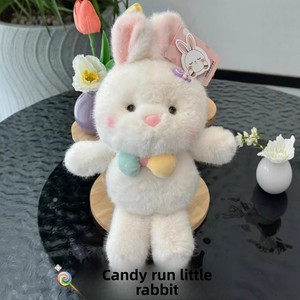 Nuovo Peluche Super Morbido a Tema Caramelle 'Run Run' - Coniglietto Bianco Carino 31cm-50cm - Adorabile Animale con Artigli - Product Image 3
