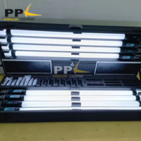 Tube LED sans fil à 360 degrés pour l'extérieur DMX RGB Battery LED Pixel Tube Light Bar Stage Lights with Flight Case