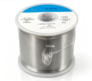 Alambre de <span class=keywords><strong>Soldadura</strong></span> con Núcleo de Resina S-Sn63PbA, Contenido Sn63Pb37, 1 kg/<span class=keywords><strong>Carrete</strong></span> - Product Image 1