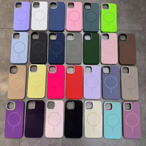 Étuis de téléphone portable magnétiques antichoc en silicone pour <span class=keywords><strong>iPhone</strong></span> 17 16 15 14 13 12 <span class=keywords><strong>11</strong></span> <span class=keywords><strong>Pro</strong></span> <span class=keywords><strong>Max</strong></span> - Product Image 1