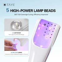 Lampe à Ongles UV LED TAYE Haute Qualité Portable Rechargeable Séchage Rapide