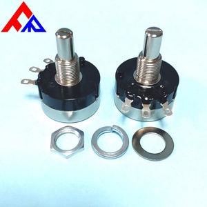 โพเทนชิโอมิเตอร์แบบหมุนเดี่ยว RV24 B10k B50k คาร์บอน ความแม่นยำสูง สำหรับเครื่องมือวัดแบบหมุนและรีโอสแตท - Product Image 6
