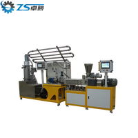 Granulateur à anneau d'eau ZS-433 HDPE/PP/PA avec conception à double vis et moteur de 25 kW pour contrôle PLC