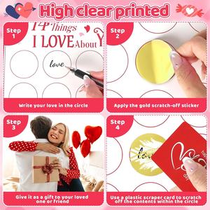 DIY <strong>Valentines</strong> Day Things I Love About You <strong>Card</strong> for <strong>Husband</strong> Wife Boyfriend Girlfriend Personalized <strong>Valentines</strong> Scratch Off <strong>Cards</strong> - Product Image 4
