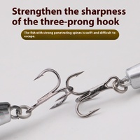 5cm 6.5g Micro méné leurre appât longue coulée lent naufrage tremblant ABS pour poisson d'eau salée Topmouth Culter Mandarin basse pêche
