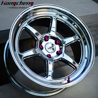 Rines Forjados de 2 Piezas de 17 18 19 20 21 22 24 Pulgadas 5x114.3, Ruedas Cromadas Cóncavas Profundas para GTR R32