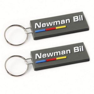 Promotional Company Brand Pvc Keyring 2d Logo Letter with <b>Custom</b> Rubber Gift <b>Key</b> Chain Personalized Soft Pvc Keychain - Product Image 4