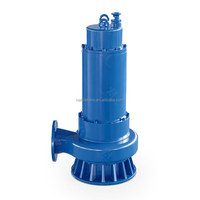 Pompe submersible anti-colmatage en fonte ductile pour eaux usées, pompe submersible pour eaux usées de bassin de traitement des résidus et recirculation d'eau