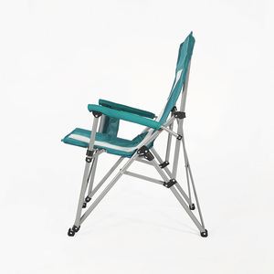 Hot <b>Sale</b> Outdoor Folding <b>Recliner</b> <b>Chair</b> with Armrest Portable <b>Garden</b> Beach Camping <b>Chair</b> Iron Frame Oxford Fabric - Product Image 5