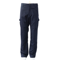 Pantalon de travail tactique en nylon bleu marine pour homme, coupe slim, multi-poches, grand format, pantalon cargo d'extérieur OEM, ignifuge