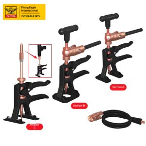 <span class=keywords><strong>FY</strong></span> F9208L Estrattore Rapido per Riparazione Lamiera, Accessori per Macchina Modellatrice, Nero/Rame, per Abarth 124 Spider (348_) - Product Image 2