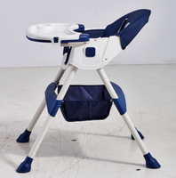 Chaise haute pliable pour enfants 4 en 1, table pliable, chaise haute multifonctionnelle de haute qualité, chaise haute pour bébé en plastique