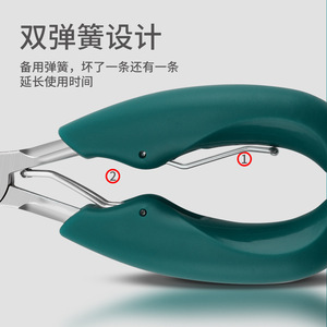 Stainless Steel Eagle Beak Nail Pliers For Ingrown Nail Trimming Thick Nail Care Home Use Durable Manicure Tool Set - Product Image 3