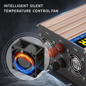 Convertisseur solaire multifonctionnel 12V <span class=keywords><strong>24</strong></span> <span class=keywords><strong>Volt</strong></span> vers 220 Onduleur hybride à onde sinusoïdale pure Batterie Convertisseur haute puissance 2000W - Product Image 5