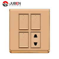 JUBEN Nouvelle vente Interrupteur mural universel à 4 voies de qualité OEM