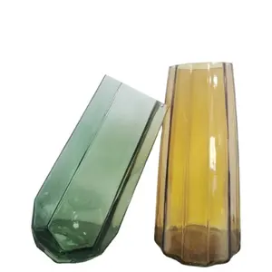 Sonderpreis leichte und funktionelle rautenförmige Glasvase für das zentrale Büro im Wohnzimmer