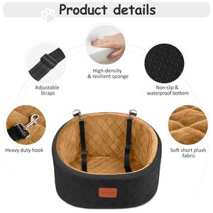 Luxury Car <strong>Dog</strong> <strong>Bed</strong> Seat <strong>Outdoor</strong> Safe Pet Car Booster Seat <strong>Bed</strong> Portable Carrier Travel <strong>Dog</strong> Seat <strong>Bed</strong> - Product Image 4