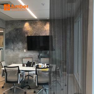 <span class=keywords><strong>Rideau</strong></span> en maille architecturale décorative en aluminium résistant au <span class=keywords><strong>feu</strong></span> pour la décoration intérieure et extérieure - Product Image 5