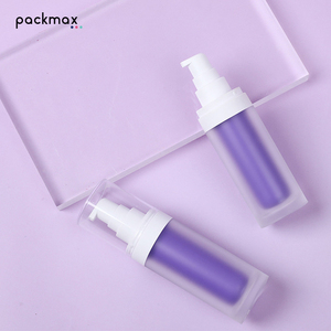 30ml Acrylic Travel <b>Pump</b> <b>Bottle</b> with Purple Inner – Refillable Spray & Foundation <b>Dispenser</b> - Product Image 6