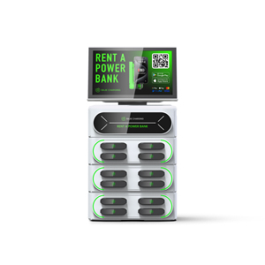 Station de recharge de batterie partagée à 12 emplacements certifiée NFC universelle, <span class=keywords><strong>appareil</strong></span> de recharge en libre-service commercial et extérieur - Product Image 6