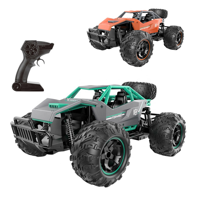 Wholesale 1:14 Scale High Speed 18 Km/h RC Off-road Racing Car USB Rechargeable Metal Monster Truck App-Controlled 4-Channel