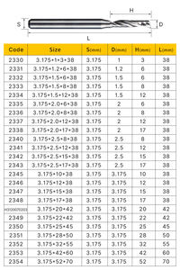 HUHAO Fräser Holz fräser Spiral fräser Einzel flöten fräser Gravur bohrer 2330 - Product Image 4