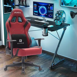 Gaya baru desain ergonomis putar Pc komputer anggur merah kursi Permainan Gamer