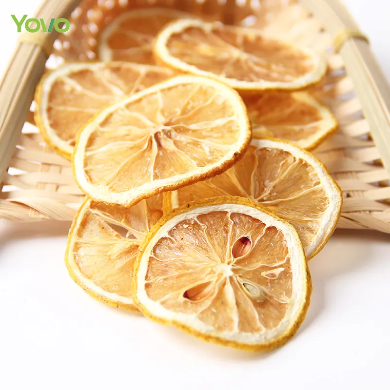 Fatias de limão secas ao ar natural de alta qualidade, frutas secas naturais, chá de frutas saudáveis, frutas secas para venda
