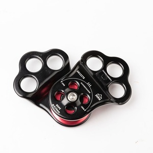 Polea de Escalada para Campamento, 30Kn, Cuerda de 14 mm, Doble Rodamiento, Equipo de Rescate - Product Image 3