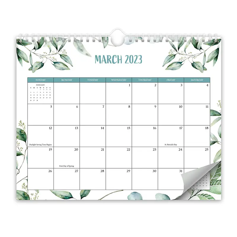 Custom Calendar 2023 Greenery Wall Calendar Runs Until July 2024 The Perfect Monthly Calendar For Easy Planning