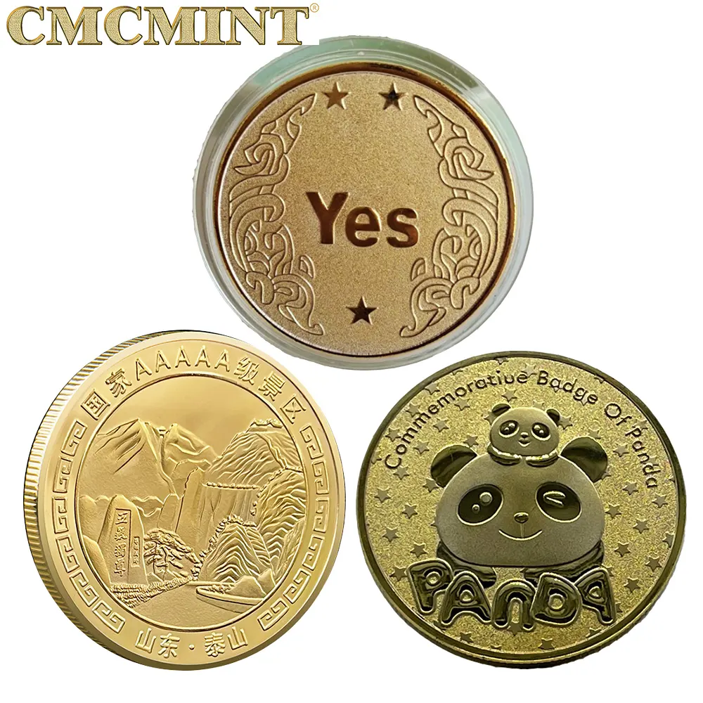 Colección de monedas conmemorativas Colección de regalos de recuerdo personalizado Moneda