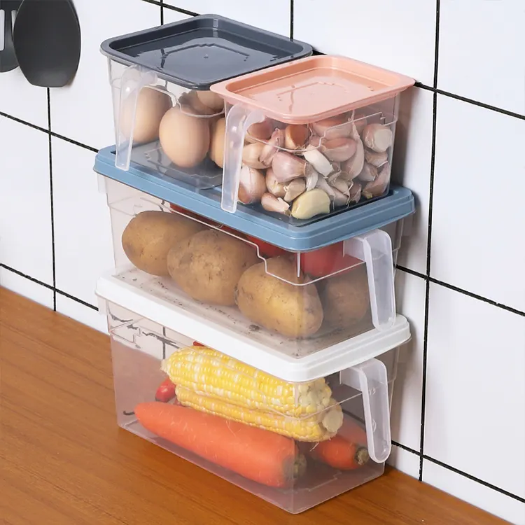 Wholesale High Quality Refrigerator Organizer Bins Plastic Storage Box Fridge Organizer Refrigerator Organizer Bins