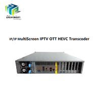(MagicPro) 60 Saluran FHD H.265 H.264 IPTV Transcoder Input IP Mengompres Bit Rate dan Menurunkan Resolusi Video Transcoder