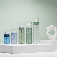 Flacon pulvérisateur à brume ultra fine en PET pour emballage cosmétique avec pompe PP et logo personnalisé
