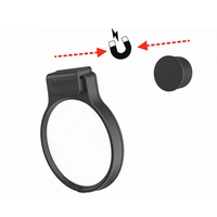 Visualiseur d'aquarium magnétique, loupe 3X pour aquarium, lentille d'observation des coraux pour aquarium d'eau douce et d'eau salée