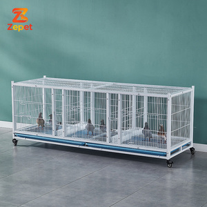 Cage à pigeons multi-niveaux en acier galvanisé de qualité supérieure, <span class=keywords><strong>anti</strong></span>-évasion, avec système de sécurité renforcé <span class=keywords><strong>anti</strong></span>-fouines, pour l'exposition commerciale de pigeons - Product Image 3