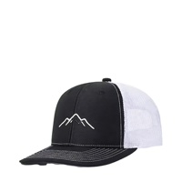 Casquettes Trucker à Dos en Maille avec Patch Brodé Personnalisé, Style Trucker 112, Casquettes Snapback Vides en Gros pour Promotion