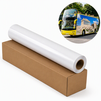 Rouleau de vinyle auto-adhésif PVC brillant mat TREES S8012-HT haute adhérence, résistant à l'eau, aux UV, écologique, grand format