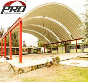 Günstigere Bogenblechmaschine/Rahmenlose Hangar-Kurvenspannmaschine/Bogenform-Dachmaschine - Product Image 1