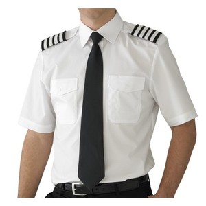 Camisa <span class=keywords><strong>de</strong></span> Trabajo <span class=keywords><strong>de</strong></span> Manga Larga Blanca <span class=keywords><strong>de</strong></span> Algodón y Poliéster Suave y Cómoda con Diseño Personalizado y Hombreras, Uniformes <span class=keywords><strong>de</strong></span> Guardia <span class=keywords><strong>de</strong></span> <span class=keywords><strong>Seguridad</strong></span> - Product Image 4