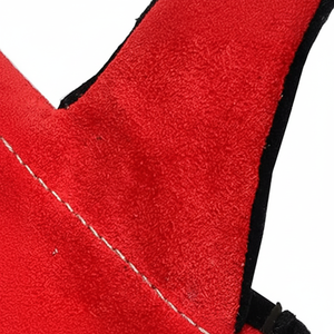 En noir avec contraste de couleur rouge Produit de la meilleure qualité Antidérapant Respirant Résistant à l'usure Gants de mécanicien - Product Image 2